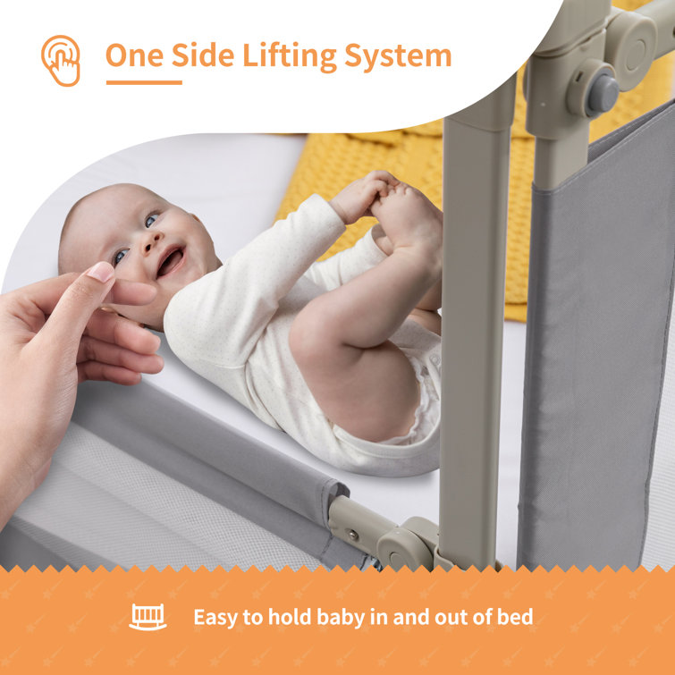 Extra long 2024 baby bed rail